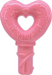 KONG ChewStix Puppy Twist Heart Dog Toy, Medium/Large