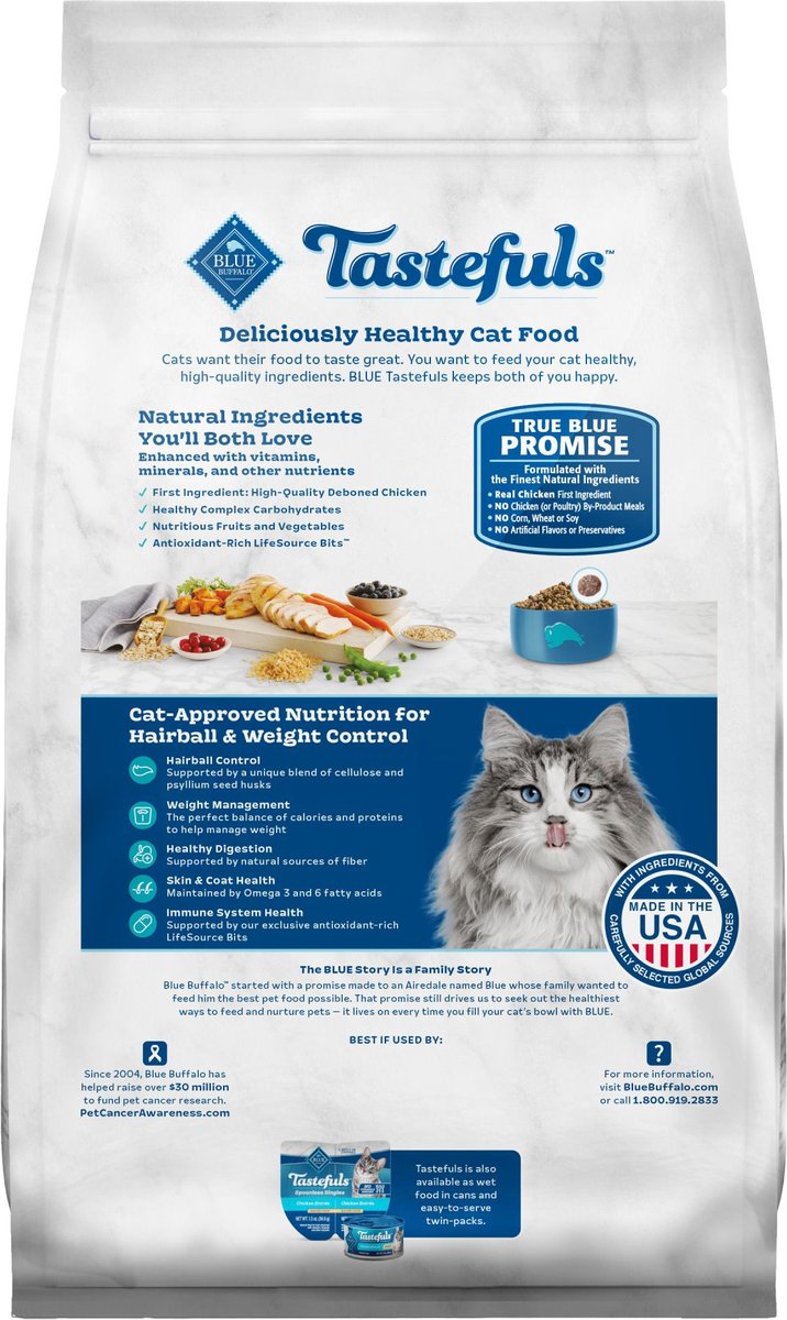 Blue buffalo cat cheap food indoor hairball control