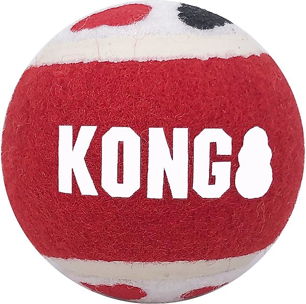 KONG Signature Balls Dog Toy, 4 count, Small slide 1 of 4