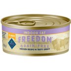 Blue Buffalo Freedom Indoor Flaked Chicken Recipe Grain-Free Canned Cat Food, 5.5-oz, case of 24