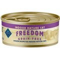 Blue Buffalo Freedom Indoor Mature Chicken Recipe Grain-Free Canned Cat Food, 5.5-oz, case of 24