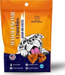 PawFurEver Cheese & Bacon with Quinoa Grain-Free & Gluten Free Dog Treats, 12-oz bag slide 1 of 7