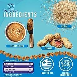 PawFurEver Peanut Butter Grain-Free & Gluten Free Dog Treats, 12-oz bag slide 2 of 7