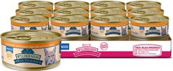 Blue Buffalo Wilderness Wild Delights Minced Chicken & Turkey in Tasty Gravy Grain-Free Canned Cat Food, 5.5-oz, case of 24