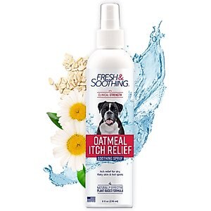 Naturel Promise Fresh & Soothing Oatmeal Itch Relief Medicated Dog Spray, 8-oz bottle