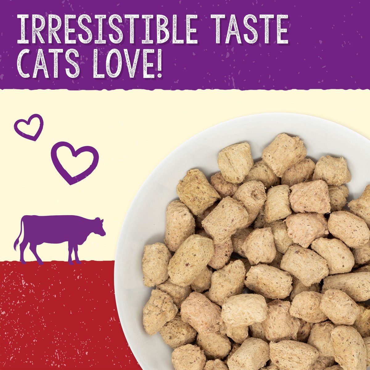 Stella & Chewy's Freeze-Dried Raw Dinner Morsels Grain-Free Protein Rich Bountiful Beef Recipe Cat Food