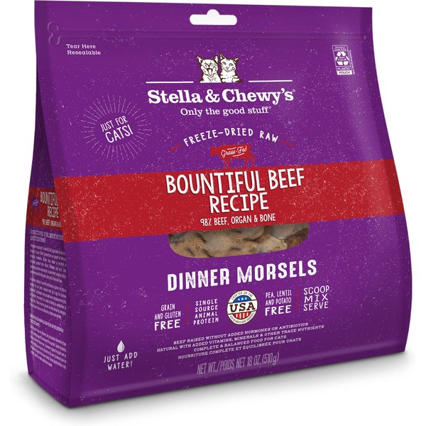 STELLA & CHEWY'S Absolutely Rabbit Dinner Morsels Freeze-Dried Raw Cat ...