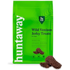 Huntaway Wild Venison Jerky Dog Treats, 4-oz bag