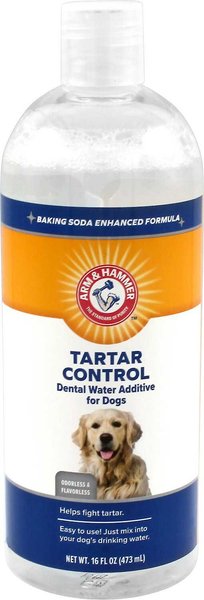 Arm & Hammer Tartar Control Unflavored Dog Dental Water Additive, 16-oz bottle slide 1 of 6