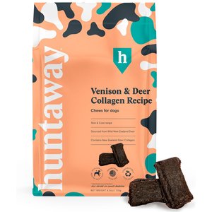Huntaway Venison & Deer Collagen Recipe Grain-Free Soft & Chewy Dog Treats, 4-oz bag