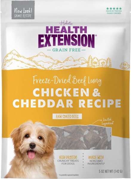 Health Extension Bully Puffs Chicken and Cheddar Dog Treats Health Extension Bully Puffs Chicken and Cheddar Dog Treats