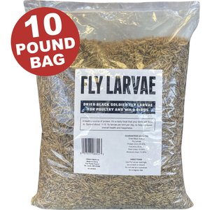 Fickle Fowl Bag Fly Larvae Farm Treat, 10-lb bag