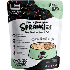 Sprankles Lamb Liver Grain-Free Freeze-Dried Dog & Cat Treats, 6-oz bag