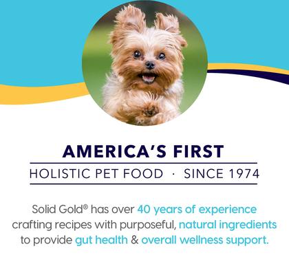 Show full view: Solid Gold Wee Bit Bison & Brown Rice Recipe with Pearled Barley Small Breed Dry Dog Food, 4-lb bag slide 8 of 11