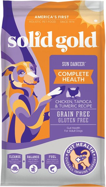 Solid Gold Sun Dancer Grain-Free Chicken & Tapioca Recipe with Quinoa Dry Dog Food, 4-lb bag slide 1 of 9