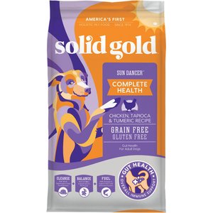 Solid Gold Sun Dancer Grain-Free Chicken & Tapioca Recipe with Quinoa Dry Dog Food, 4-lb bag