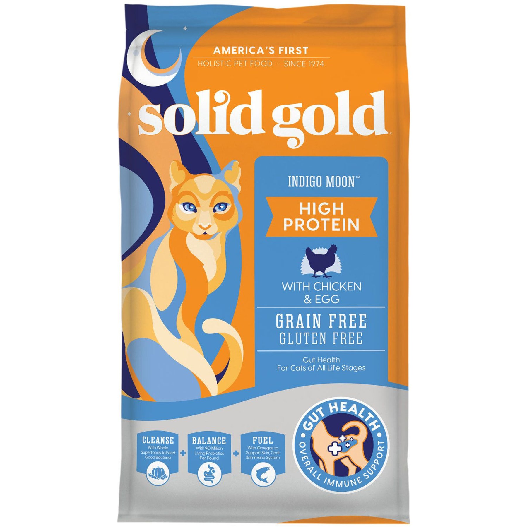 SOLID GOLD Indigo Moon with Chicken Eggs Grain Free High Protein