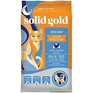 Solid Gold Indigo Moon with Chicken & Eggs Grain-Free High Protein Dry Cat Food, 12-lb bag