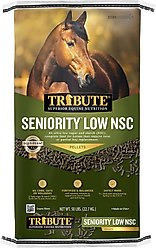 Tribute Equine Nutrition Seniority Low NSC Pellet for All Horses, 50-lb bag