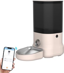 DOGNESS Cube App Dog & Cat Feeder, Large, Pink
