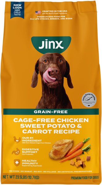 JINX Chicken Sweet Potato Carrot ALS Kibble Dog Dry Food 23.5