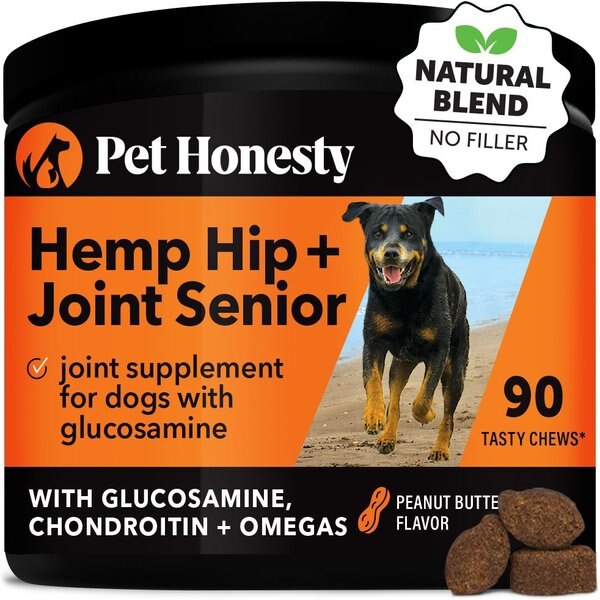 PETHONESTY Hemp Hip + Joint Health Senior Peanut Butter Joint