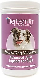 Herbsmith Sound Dog Viscosity Joint Support Large Soft Chews Dog Supplement, 120 count