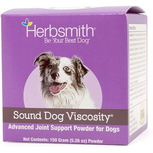Herbsmith Sound Dog Viscosity Joint Support Powder Dog Supplement, 150g jar