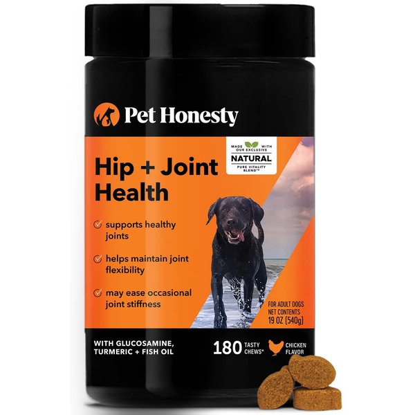 PETHONESTY Hip + Joint Health Chicken Flavor Soft Chews Glucosamine