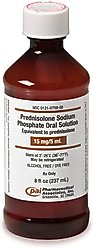 Prednisolone (Generic) Sodium Phosphate Oral Solution, 15 mg/5 mL (3mg/mL), 237 mL