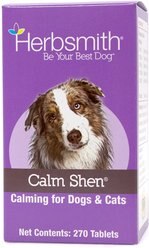 Herbsmith Herbal Blends Calm Shen Tablets Dog & Cat Supplement, 270 count
