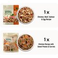 Freshpet Vital Multi Protein, 5.5-lb bag + Fresh Cuts Chicken Recipe Fresh Dog Food, 4.5-lb bag