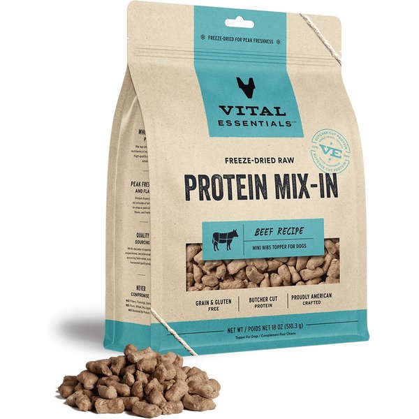 VITAL ESSENTIALS Protein MixIn Salmon Recipe Mini Nibs GrainFree