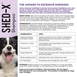 Shed-X Shed Control Shampoo for Dogs, 16-oz bottle slide 2 of 9