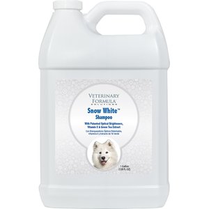 Veterinary Formula Solutions Snow White Whitening Shampoo for Dogs & Cats, 1-gal bottle