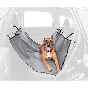 IRIS USA Pet Cat & Dog Car Seat Cover, Gray Striped, 53-in