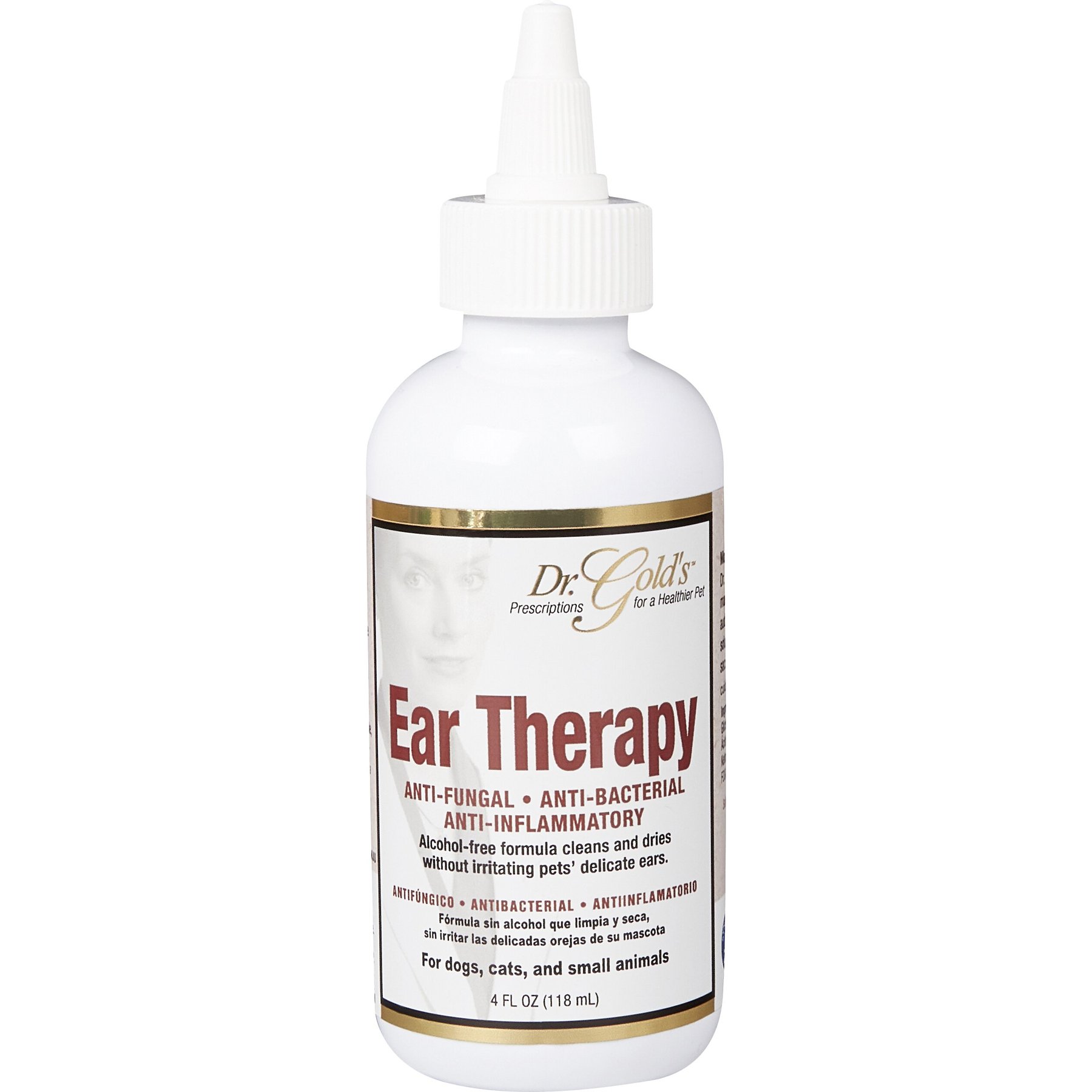 Discontinued - DR. GOLD'S Ear Therapy for Dogs & Cats, 4-fl oz bottle ...