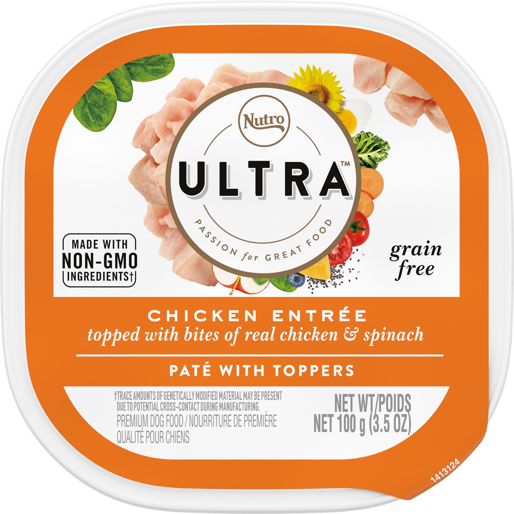 Wild Frontier by Nutro Chicken Loaf & Chicken Cuts Adult Grain-Free Dog Food Trays