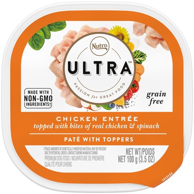 Nutro Ultra Variety Pack Adult Grain-Free Turkey Entree & Chicken Entree Pate with Toppers Wet Dog Food