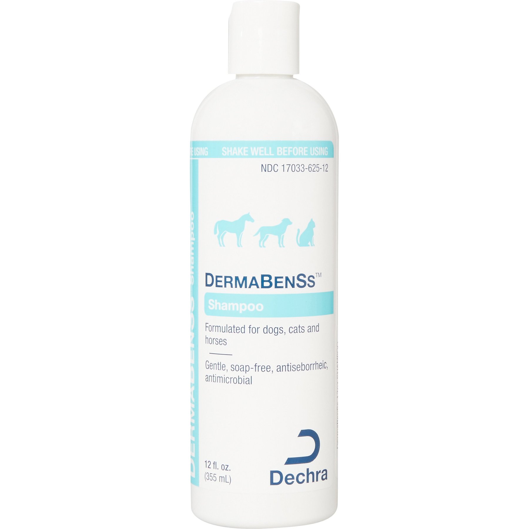 DERMABENSS Shampoo For Dogs, Cats & Horses, 12-fl Oz Bottle - Chewy.com