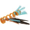 SmartyKat Instincts Crazy Coil Springy Cat Toy with Fringe & Detachable Feather Cat Toy
