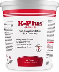 K-Plus Potassium Citrate Plus Cranberry Granules for Dogs & Cats, 300g