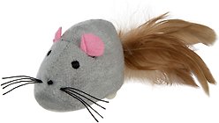 SmartyKat Instincts Scamper Mouse Soft Plush Battery-Powered Electronic Motion Cat Toy