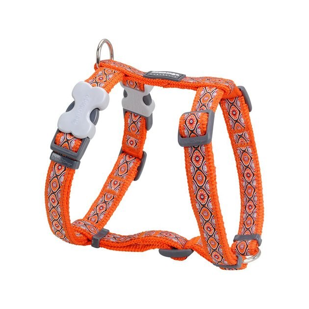 Red Dingo Designer Circadelic Dog Harness, Brown