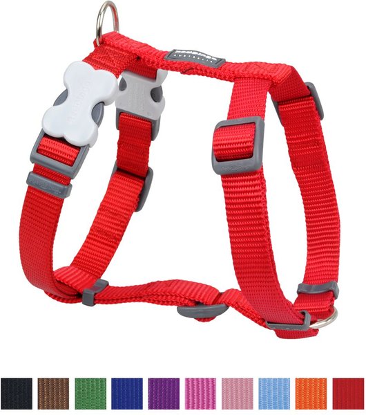 Red Dingo Classic Nylon Back Clip Dog Harness, Red, Medium: 17.7 to 26-in chest slide 1 of 9