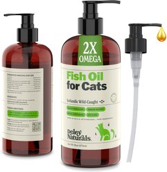 Deley Naturals Fish Oil Cat Supplement, 16-oz bottle