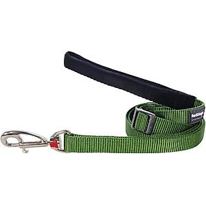 Red Dingo Classic Nylon Dog Leash, Green, Small: 6-ft long, 5/8-in wide