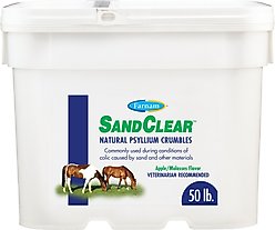 Farnam Sand Clear Natural Psyllium Crumbles Horse Supplement, 50-lb bag