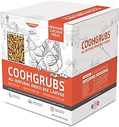 COOHGRUBS Dried Black Soldier Fly Larvae Bird Treat, 2-lb box slide 1 of 6