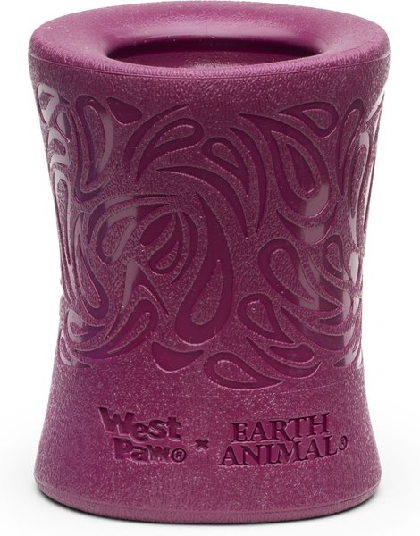 West Paw Funnl Dog Toy, Large, 4.25-in, Tropic Red slide 1 of 7
